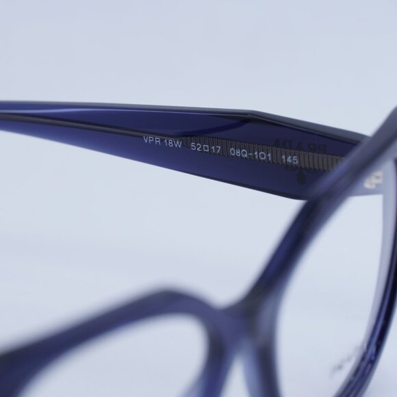 🕶️ New Prada PR18WV 08Q1O1 52mm Eyeglasses - Blue Frame - Picture 7 of 11